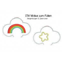 ITH Wolke mit Regenbogen & Stern - kostenlos für ehrenamtliche Sticker